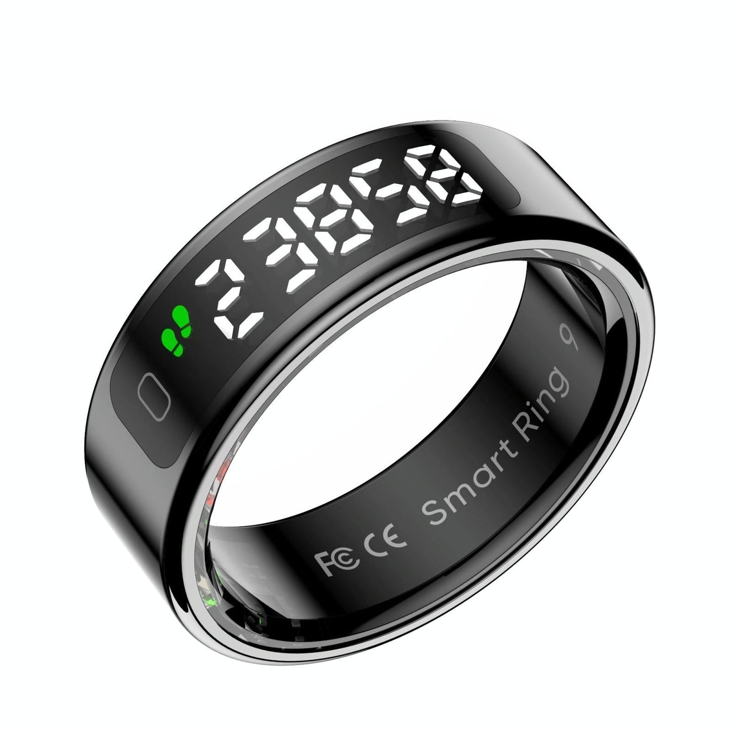 Smart Ring Heart Rate Blood Oxygen Sleep Sports Size 13 - Gold