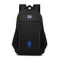 Large Capacity Nylon Backpack For Students - Blue