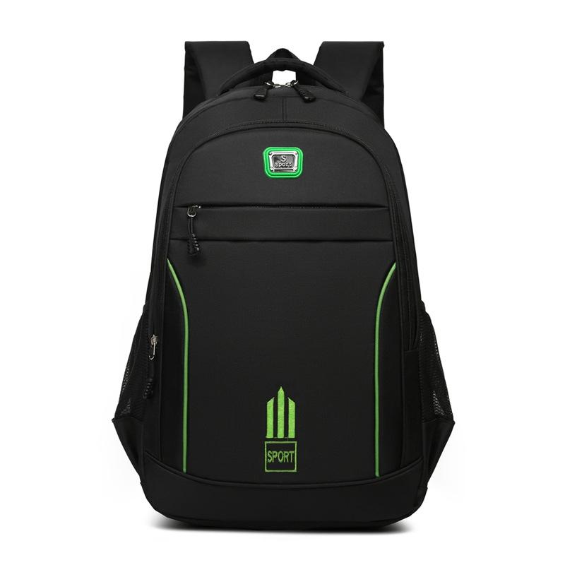 Large Capacity Nylon Backpack For Students - Blue