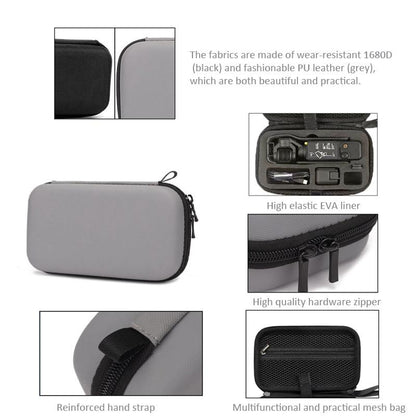 Dji Pocket 3 Carrying Case - Storage Bag Clutch - Black