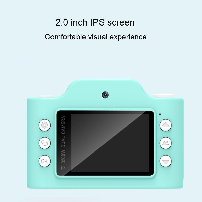Fun Cartoon Digital Camera for Kids - 24mp Wifi Educational Toys - Blue