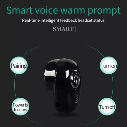 Mini Bluetooth Earbuds with Mic for All Phones - S650 Sport - Gold