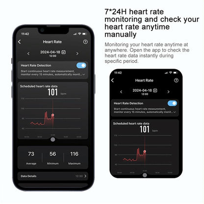 Smart Ring With Heart Rate Blood Oxygen Sleep & Sports Modes - Size 7 - Gold