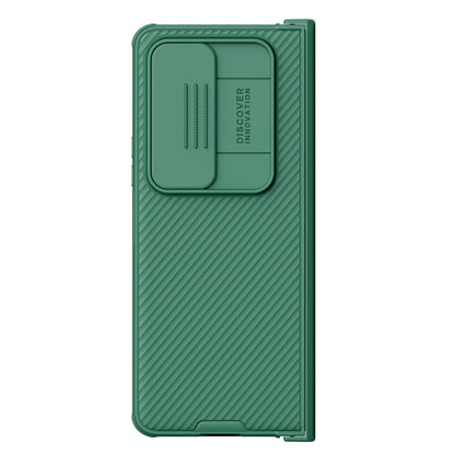 For Samsung Galaxy Z Fold4 5G Mirror Pro Camshield Case Set - Black