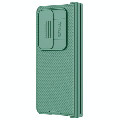 For Samsung Galaxy Z Fold4 5G Mirror Pro Camshield Case Set - Black