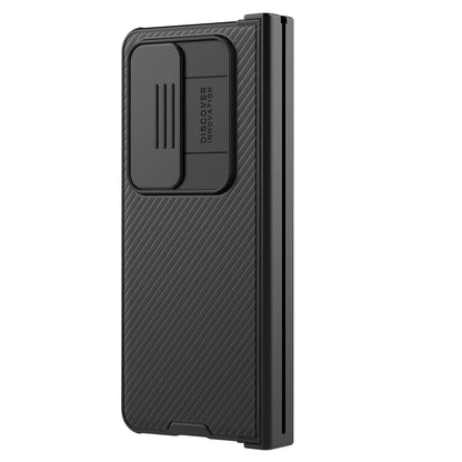 For Samsung Galaxy Z Fold4 5G Mirror Pro Camshield Case Set - Black