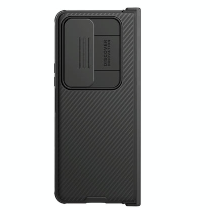 For Samsung Galaxy Z Fold4 5G Mirror Pro Camshield Case Set - Black