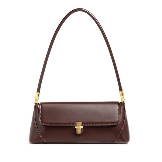 Vintage Women Shoulder Bag - Red Brown