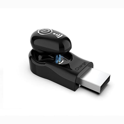Mini Bluetooth Earphone with Mic - S650 Gen 2 - White