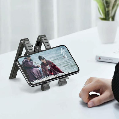 Foldable Metal Laptop Stand for Cooling and Ergonomic - Silver