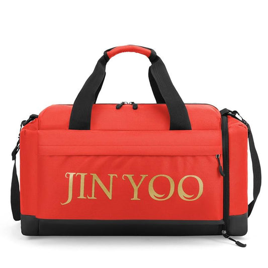 Large Capacity Waterproof Sports Bag With Dry / Wet Separation - Red