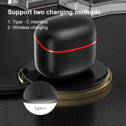 Wireless Sport Earphones with Touch Control and Mic - Bluetooth 5.0 Stereo Bass - White