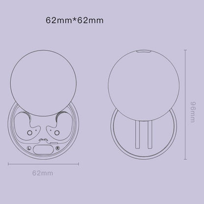Wireless Sleep Earphones - Bluetooth 5.3 - Tws - Mini - Side Sleeping - Running - Sports - Black