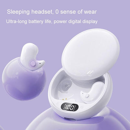 Wireless Sleep Earphones - Bluetooth 5.3 - Tws - Mini - Side Sleeping - Running - Sports - Black