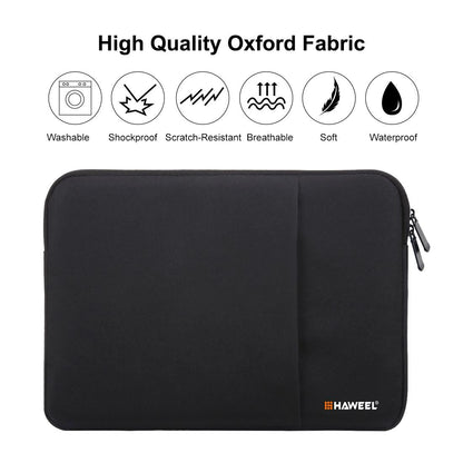 Zipper Sleeve Briefcase for Macbook Samsung Sony Dell Alienware Chuwi Asus Hp Laptops and Tablets - Black