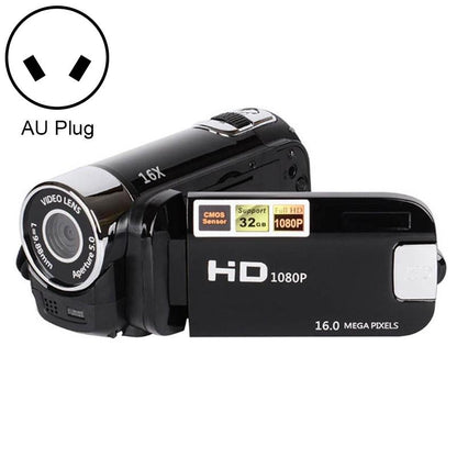 16Mp Hd Digital Camera With 16X Zoom For Home And Travel - Black