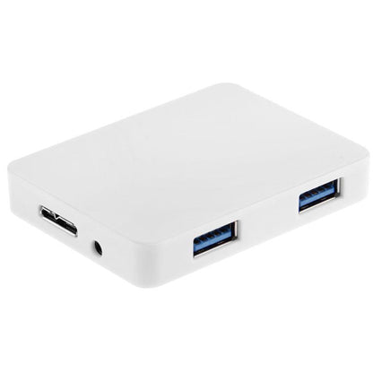 4-Port Usb 3.0 Hub + 60Cm Cable Fast Data Transfer - Black