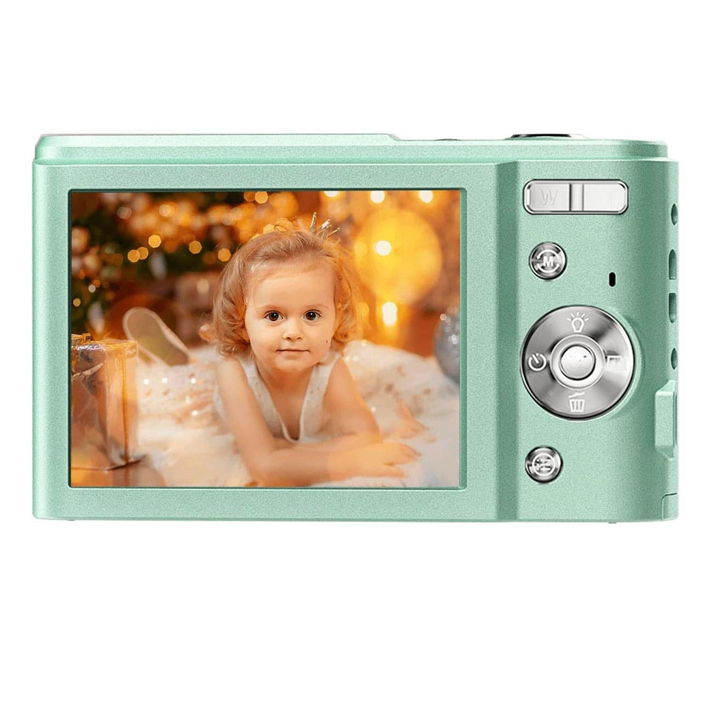 36mp 2.7k Full Hd Digital Camera with 16x Zoom for Children - 2.4 Inch Screen - Black