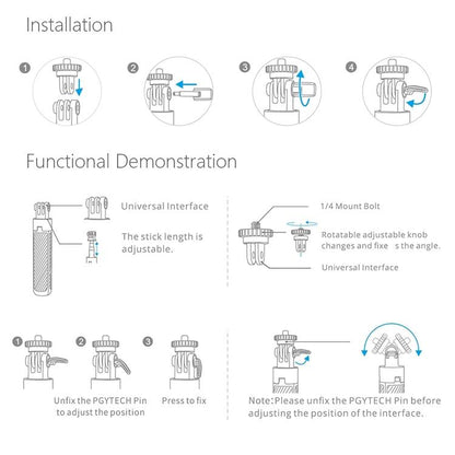 Extendable Selfie Stick for Dji Action Camera
