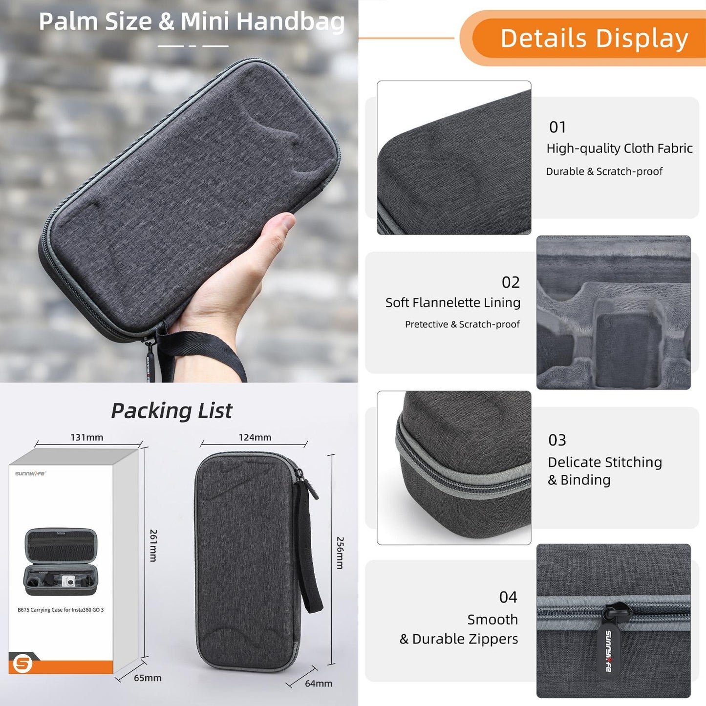 Insta360 Go 3 Camera Set with Storage Bag