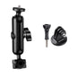 Motorcycle Rearview Mirror Mount for Action Cameras - 9cm Rod 20mm Ball Head Tripod Adapter
