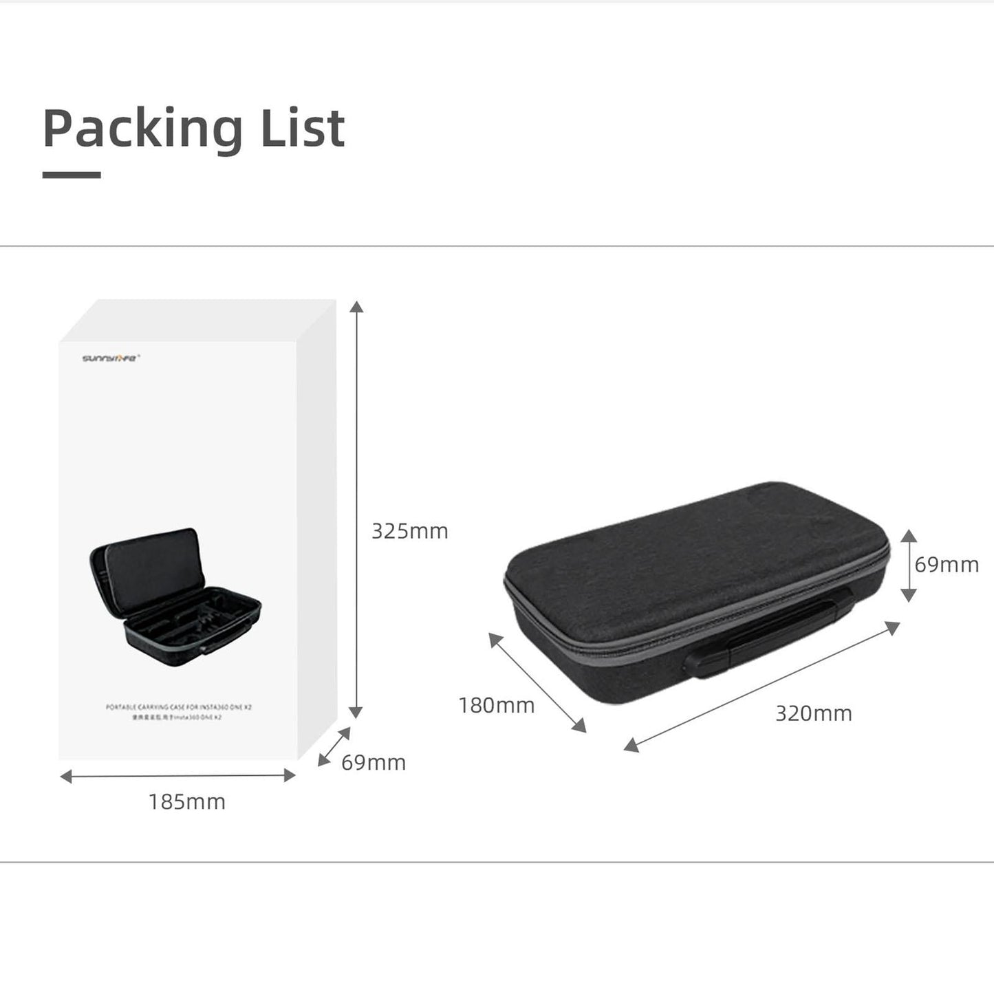 Insta360 one X2 / x Storage Bag Handbag