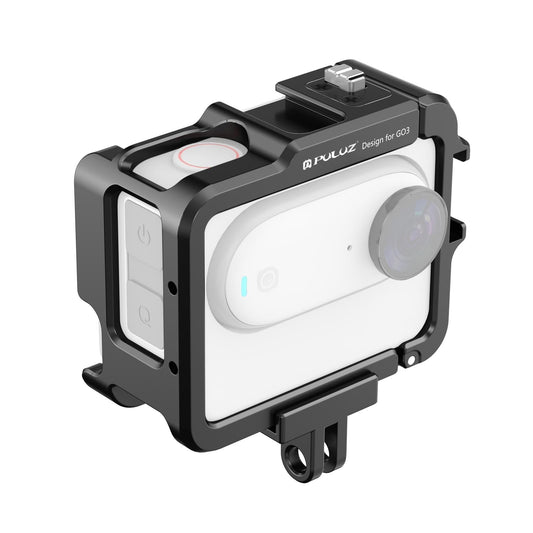 Aluminum Alloy Protective Frame for Insta360 Go 3 Camera with Battery Case