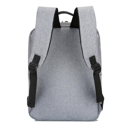 15.6 Laptop Backpack With Usb Charging - Waterproof Oxford Cloth Large Capacity - Black