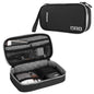 Portable Multi-functional Headphone Charger and Data Cable Storage Bag with Power Pack - 24 x 12 x 5cm - Black