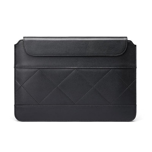 13-14 Inch Thin & Light Microfiber Leather Notebook Liner Bag for Computers - Black