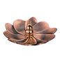 Vintage Sandalwood Incense Burner - Creative Alloy Holder For Bedroom - Red Copper