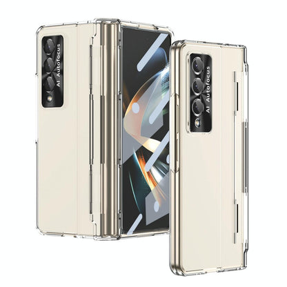 For Samsung Galaxy Z Fold4 5G Full Coverage Hinge Phone Case - Gold