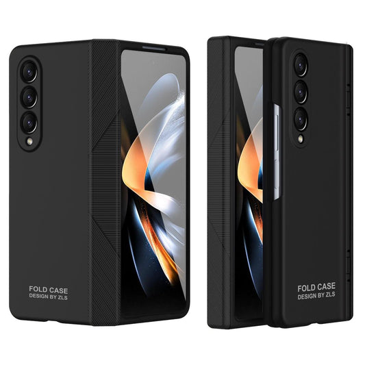 For Samsung Galaxy Z Fold4 5G Premium Hinged Folding Case - Black