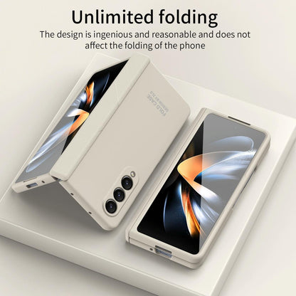 For Samsung Galaxy Z Fold4 5G Premium Hinged Folding Case - Black
