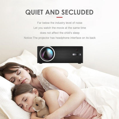 Smart Wifi Projector - 1800 Lumens 720P / 1080P Hd Hdmi / Usb / Vga / Av - Black