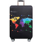 Protective Elastic Suitcase Cover - Fits 22-24 Inch Luggage - Dustproof & Scratch-Proof - Geometric Map