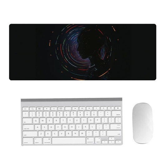 Fantasy Pattern Mouse Pad 300 X 800 X 2Mm Hand Painted - 2 Silhouettes