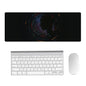 Fantasy Pattern Mouse Pad 300 X 800 X 2Mm Hand Painted - 2 Silhouettes