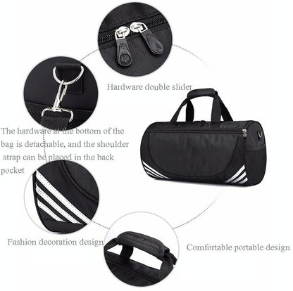 Versatile Gym Bag For Active Travel And Leisure - Silver