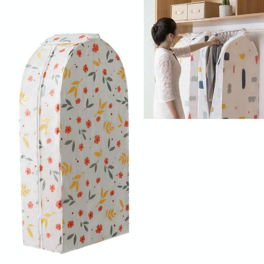 Large 3D Hanger Pocket Wardrobe With Dust Cover - Flowers
