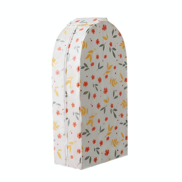Large 3D Hanger Pocket Wardrobe With Dust Cover - Flowers