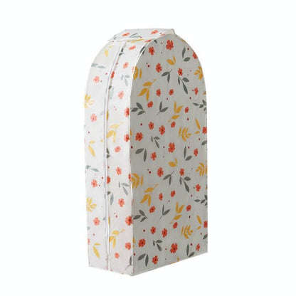 Large 3D Hanger Pocket Wardrobe With Dust Cover - Flowers