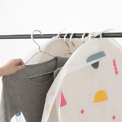 Large 3D Hanger Pocket Wardrobe With Dust Cover - Flowers