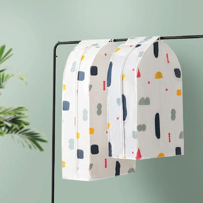 Large 3D Hanger Pocket Wardrobe With Dust Cover - Flowers
