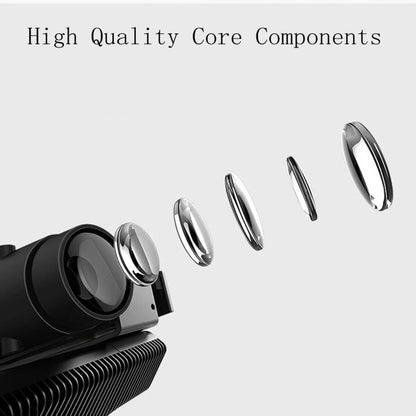 Portable Mini Led Projector With Remote - 1200 Lumens - Black