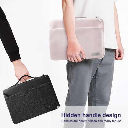 14 Inch Waterproof Laptop Handbag In Bg-01 Design - Black - 16 Inch