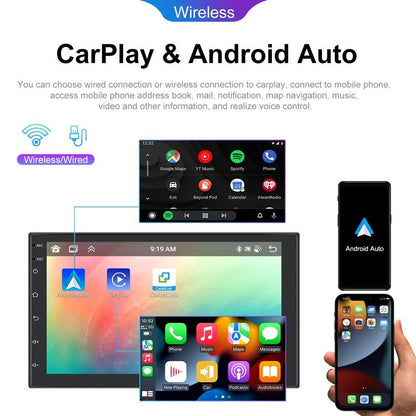 Universal Wireless Carplay Car Navigation Center - 13.0 Monitor - Standard + Ahd Camera 9Inch