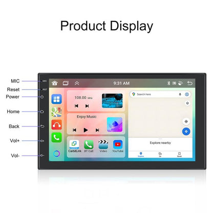 Universal Wireless Carplay Car Navigation Center - 13.0 Monitor - Standard + Ahd Camera 9Inch