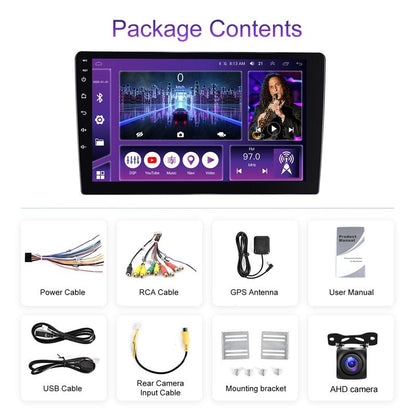 9 Inch 8-Core Carplay Android Navigation Monitor 2 + 32G Memory - Standard + Ahd Camera 4 + 64G