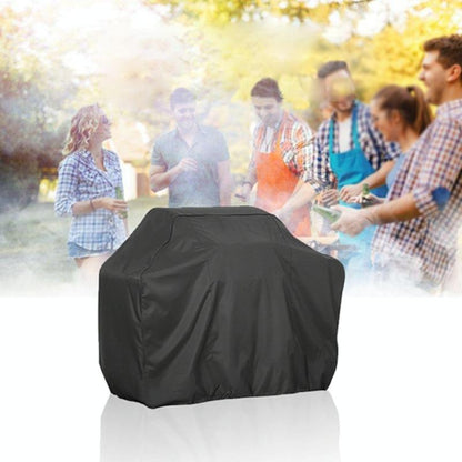 Waterproof Bbq Grill Cover - Anti-Uv Dust-Proof 210D Oxford Cloth - 170X61X117Cm - Black